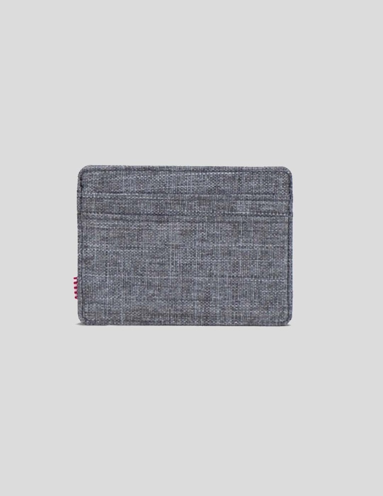 Monedero HERSCHEL charlie cardholder raven crosshatch